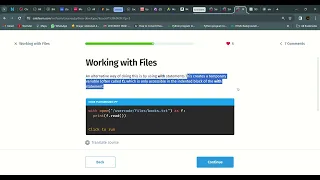 115 Working with Files Python Developer Sololearn