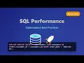SQL Performance Optimization Boost Your Database Speed