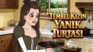 Tembel Kızın Yanık Turtası 🥧 Kırmızı Ayakkabılı Küçük Prenses 👠 Çocuk Masalları