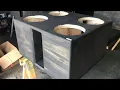 Quadzilla CT Sounds Strato 12 s Tuned 33hz Soft Compliance Drivers Enable Smaller Box