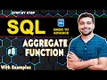 Aggregate Functions in SQL - COUNT SUM AVG MAX MIN SQL Tutorial in Hindi 8