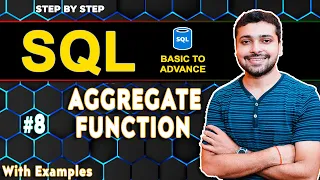 Aggregate Functions in SQL - COUNT SUM AVG MAX MIN SQL Tutorial in Hindi 8