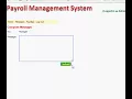 Payroll Management System ASP NET Project