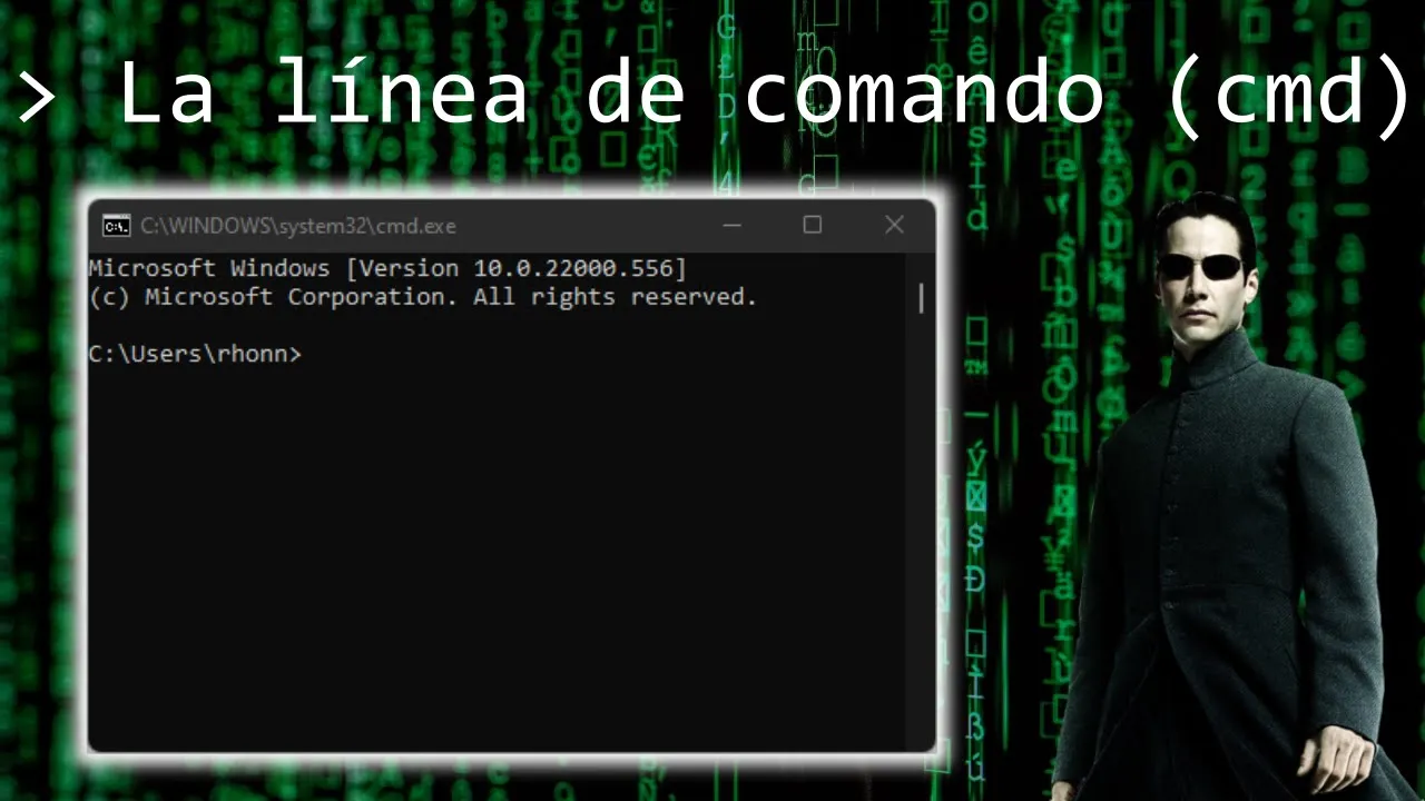 La línea de comando (cmd)