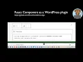 Wordpress Plugin from React Component