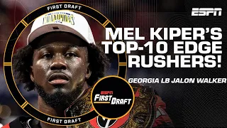 Mel Kiper, Field Yates' TOP-10 EDGE RUSHERS of 2025 NFL Draft! 😤 | First Draft 🏈