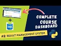 2 Create Student Result Management System with Database in Python Zero to Hero Course