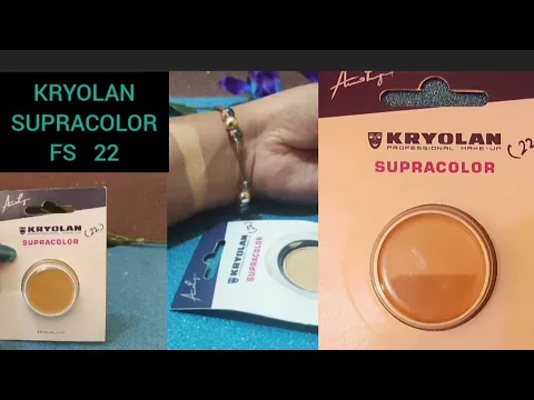 Download MP3 Kryolan Supracolor FS 22 full coverage cream foundation / with concealing capabilities