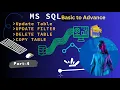 MS SQL Basic to Advance Part 4 Update Delete Hands-On SQL Tutorial
