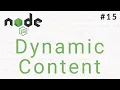 Node js Tutorial Dynamic Content Ujjwal Technical Tips