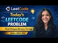 LeetCode 1980 Find Unique Binary String Daily LeetCode Problem