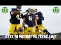 Notre Dame Keys to Victory vs Texas A M