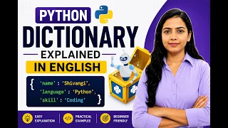 Python Dictionary Explained in English Complete Tutorial for Beginners python shivangi