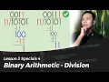 Binary Division Explained Step-by-Step With Examples