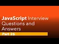Top JavaScript Interview Question Part 26 Best javascript interview questions and answer in Hindi