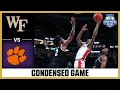 Wake Forest vs Clemson Condensed Game 2026 T Rowe Price ACC Men s Basketball Tournament