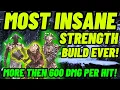 Most INSANE corrupted STRENGTH build EVER 600 plus damage per hit Conan Exiles Age of Heroes