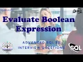 - Evaluate Boolean Expression Advanced SQL Interview Questions FAANG Interview SQL