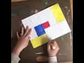 Piet Mondrian Geometric Grid