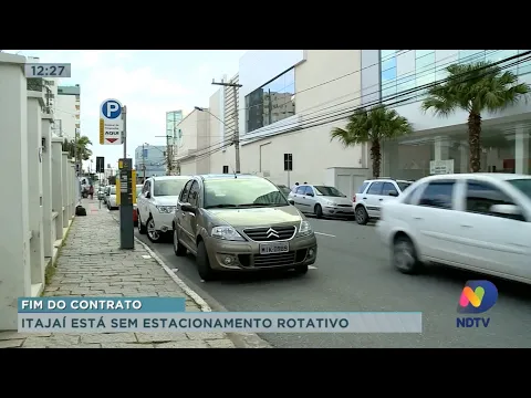 Fim do contrato: Itajaí está sem estacionamento rotativo