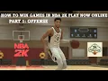 How To Win Games In NBA 2K Play Now Online - Part 1 Offense