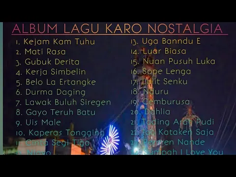 Download MP3 ALBUM LAGU Karo || KUMPULAN LAGU KARO