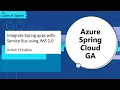 Integrate Spring apps with Service Bus using JMS 2 0 Ashish Chhabria