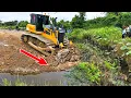 Download Lagu Part9 Perfectly Bilding Road Construction Over The Water Using Stones For Fill Clean Forest Pushing