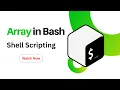 Array in Bash Scripting Learn Bash Scripting in Hindi