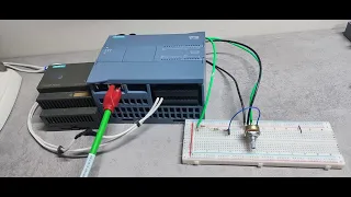 Ligando uma entrada analógica no CLP SIEMENS com simulação de IHM
