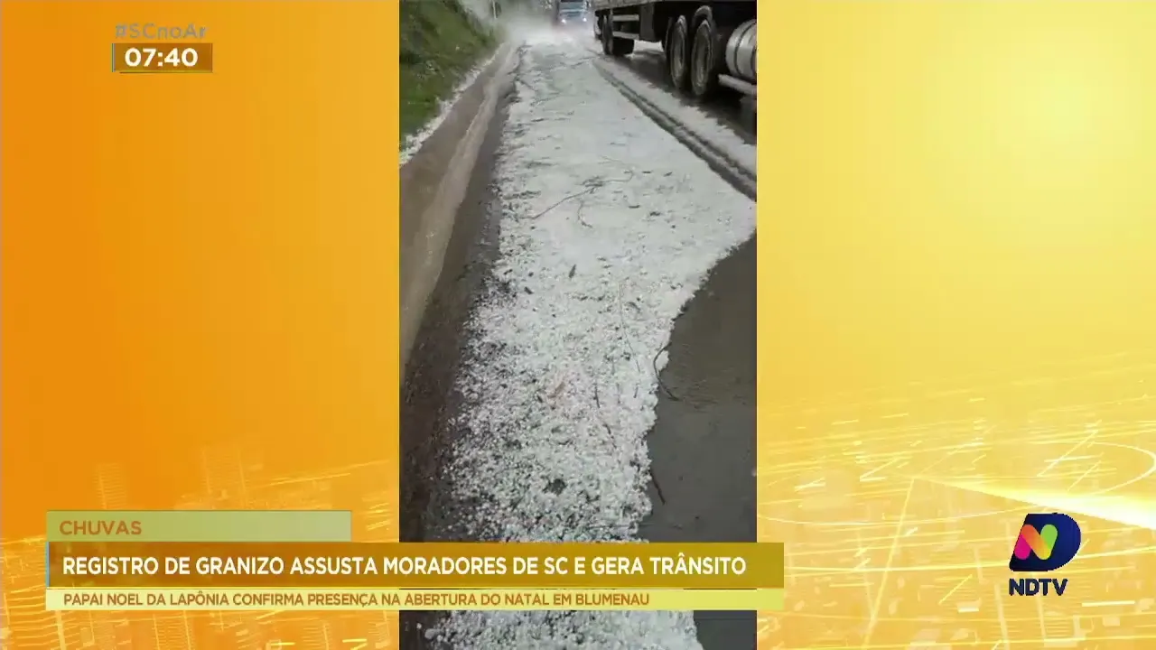 Confira imagens de geada em plena época de primavera em SC
