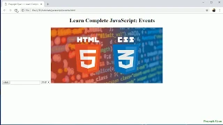 JavaScript Events in Hindi Part15