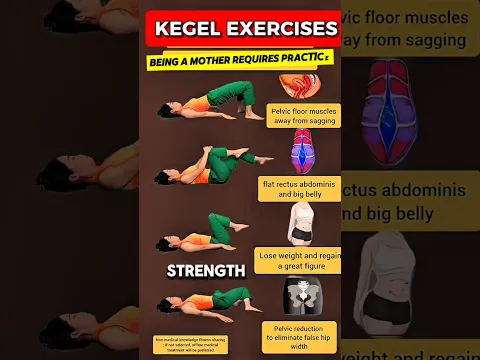 How to strengthen your pelvic floor after pregnancy with 4 easy postpartum Kegel exercises! 💪🤱