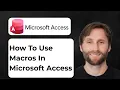 How to Use Macros in Microsoft Access 2026 Guide