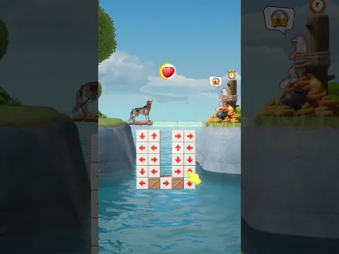💣💥Chained to a Bomb… Can Jerry Save Her?😱  #wolfgame #wolf #animalshorts #wolfstory