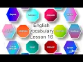 English Vocabulary - Lesson 16 Adiposity Adjective Adherence Addressed Adeptness Synonyms