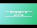 One click form filling or login with Python