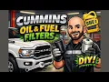 2019-2024 Ram 6 7 Cummins Oil Fuel Filter Change DIY Easy Maintenance Tutorial