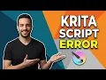 Krita Script Error Easy Fix Guide