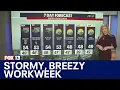 Seattle weather Wet breezy and possible stormy workweek start