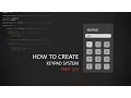 Tutorial How to create keypad system in Unity3D Part - GUI Setup Scripts Download
