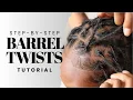 QUICK EASY BARREL TWISTS TUTORIAL Step-by-Step Close-up
