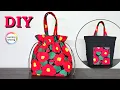 Download Lagu [DIY] Hoe maak je een trekkoordtas / Prachtige bloementas Tutorial /ospring_sewing