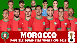 morocco possible squad for fifa world cup 2026 moroccos squad depth for fifa world cup 2026