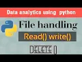 File handling in python