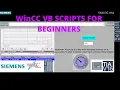 WinCC VB Scripts for Beginners Siemens TIA Portal VB Script Visual Basic Script Visual Basic