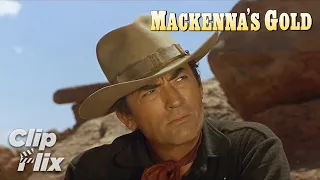 The map of the canyon of gold | MACKENNA'S GOLD | Gregory Peck, Omar Sharif | Classic Movie