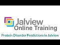 Protein disorder predictors in Jalview