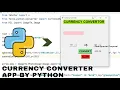 CURRENCY CONVERTER APP ONLINE USING PYTHON CODINGLY