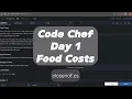 Food Costs - Code Chef Solution